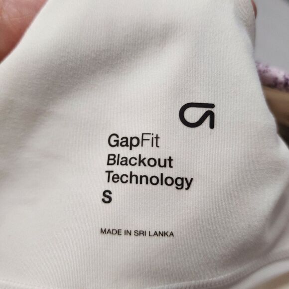 GapFit Blackout Low Support Sports Bra NWT Small A Few Marks In Fabric In Photos - Picture 7 of 11